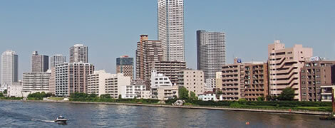 The Sumida riverside Image
